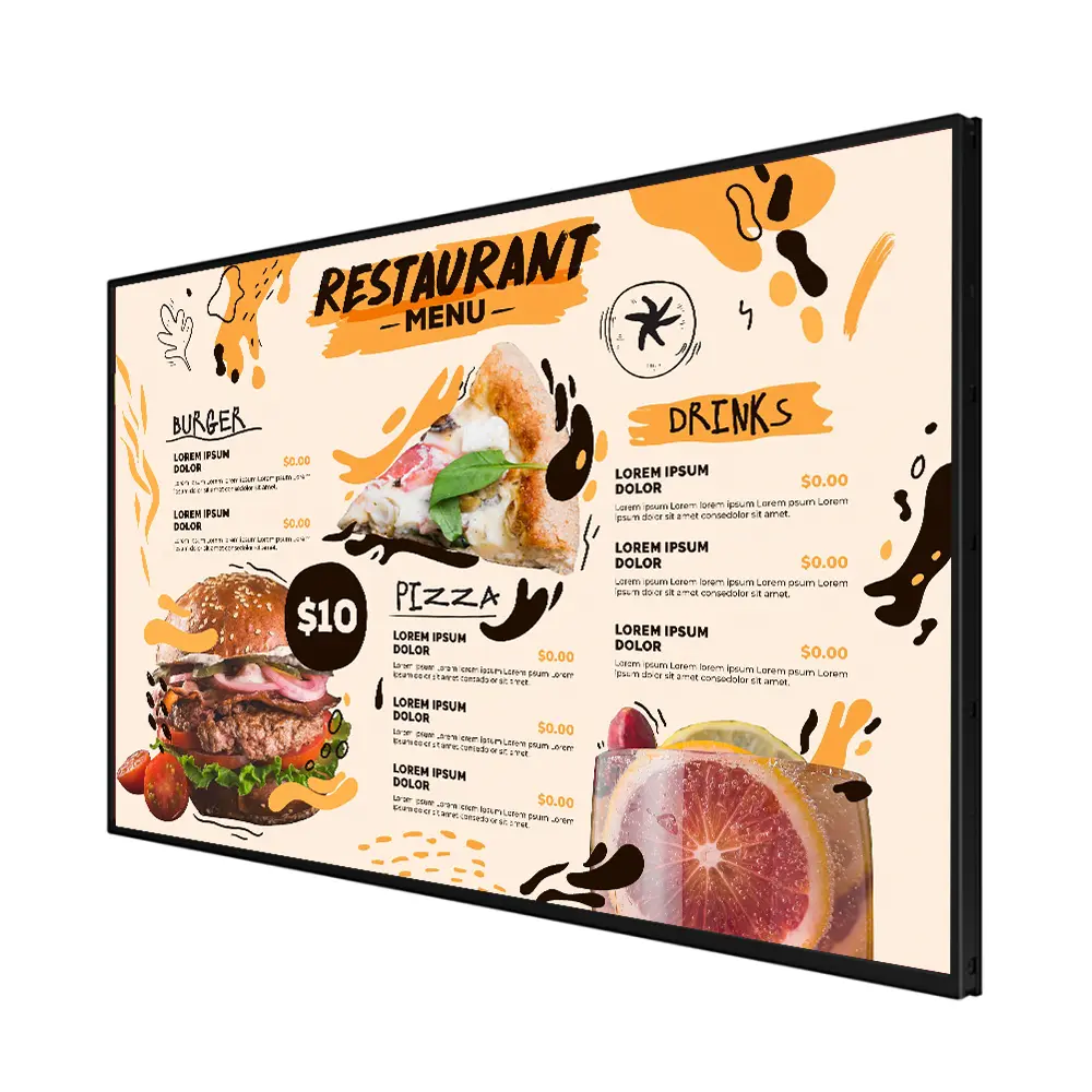 Digital Signange Menu Board Srimeshtech Agency
