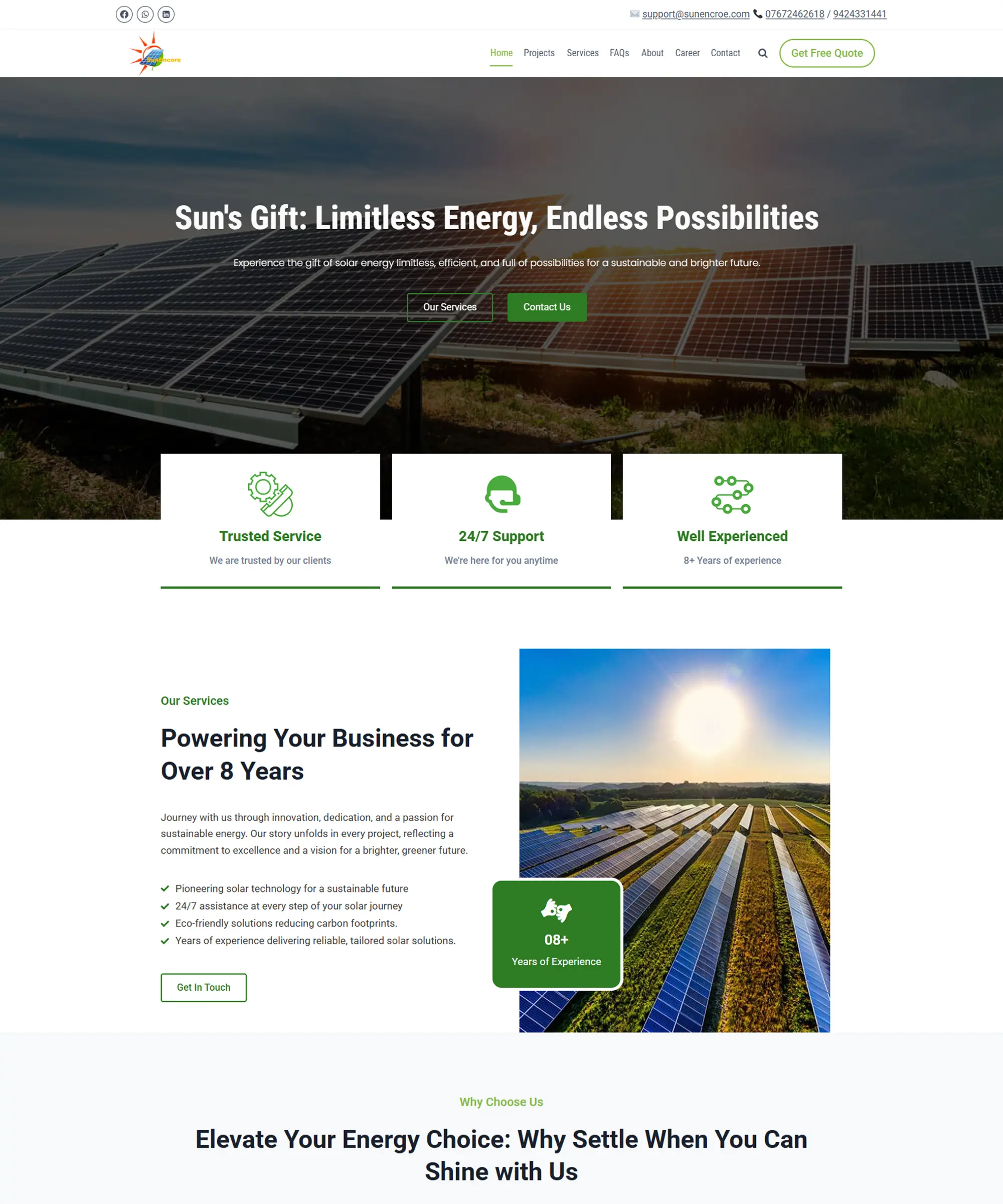 Web Design Portfolio Srimeshtech Agency